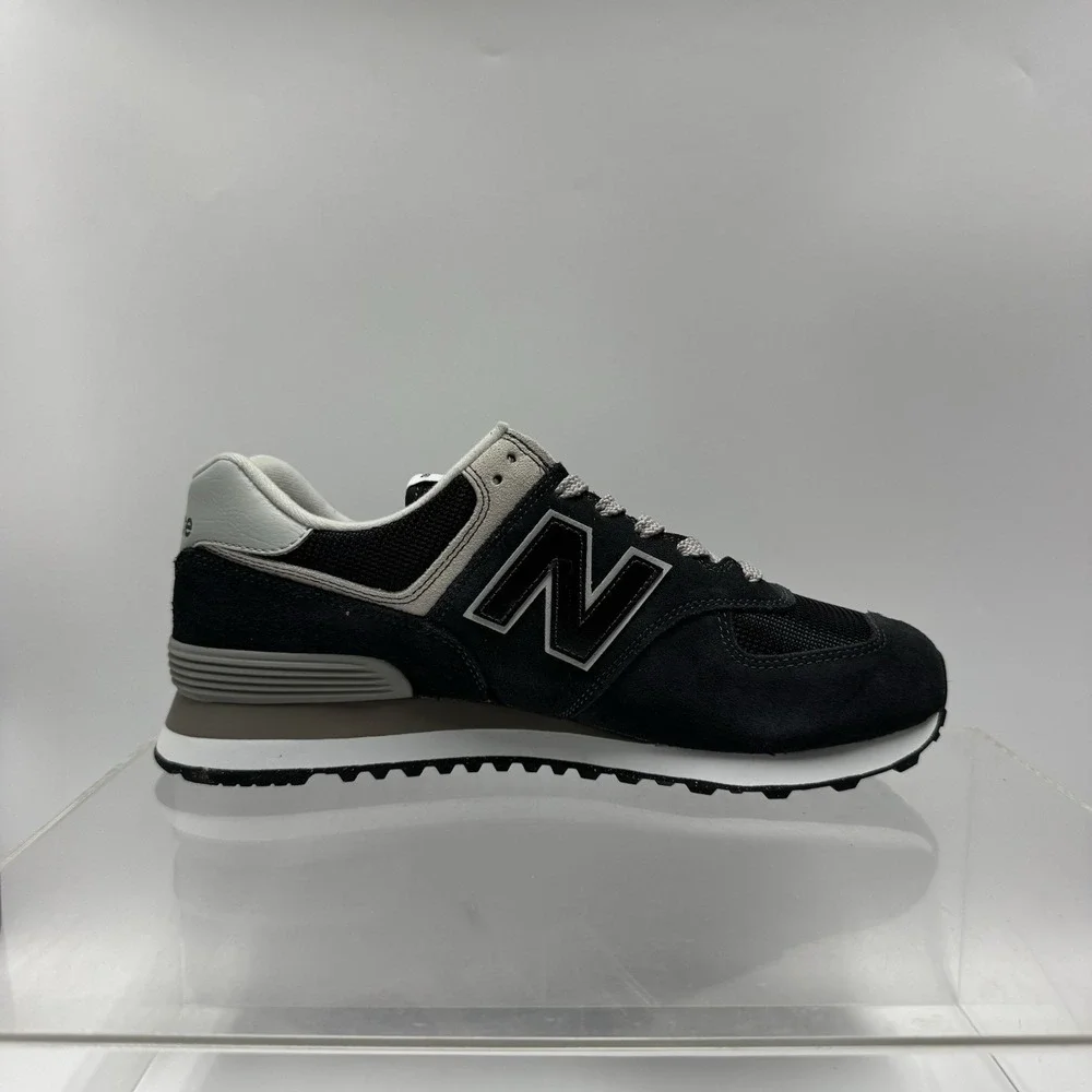 New Balance 574 Core WL574EVB Black Men's Size 9 / Women's 10.5 Wide Brand New